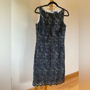 Black lace Ann Taylor Size 8 cocktail dress